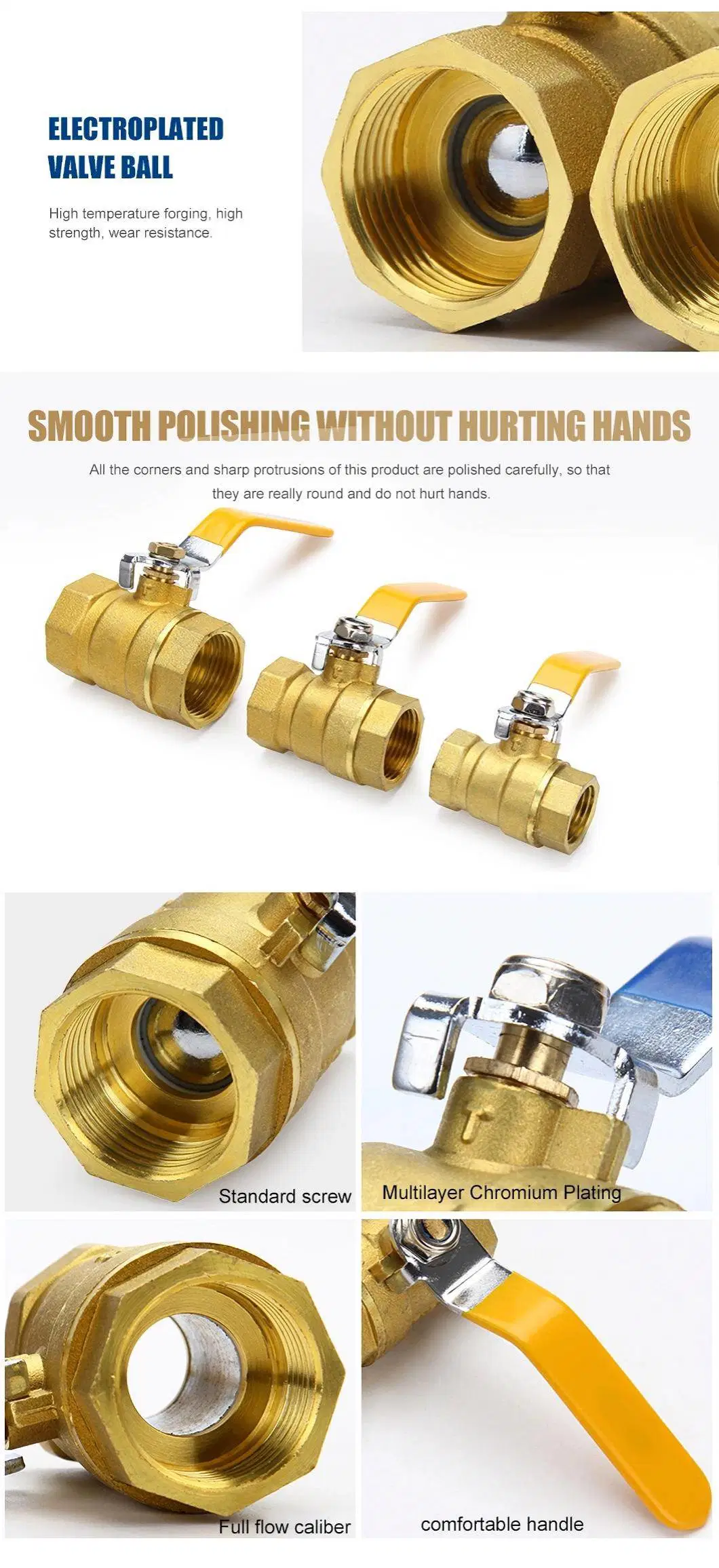 High Quality Brass Ball Valve Manufacturer in Yuhuang City