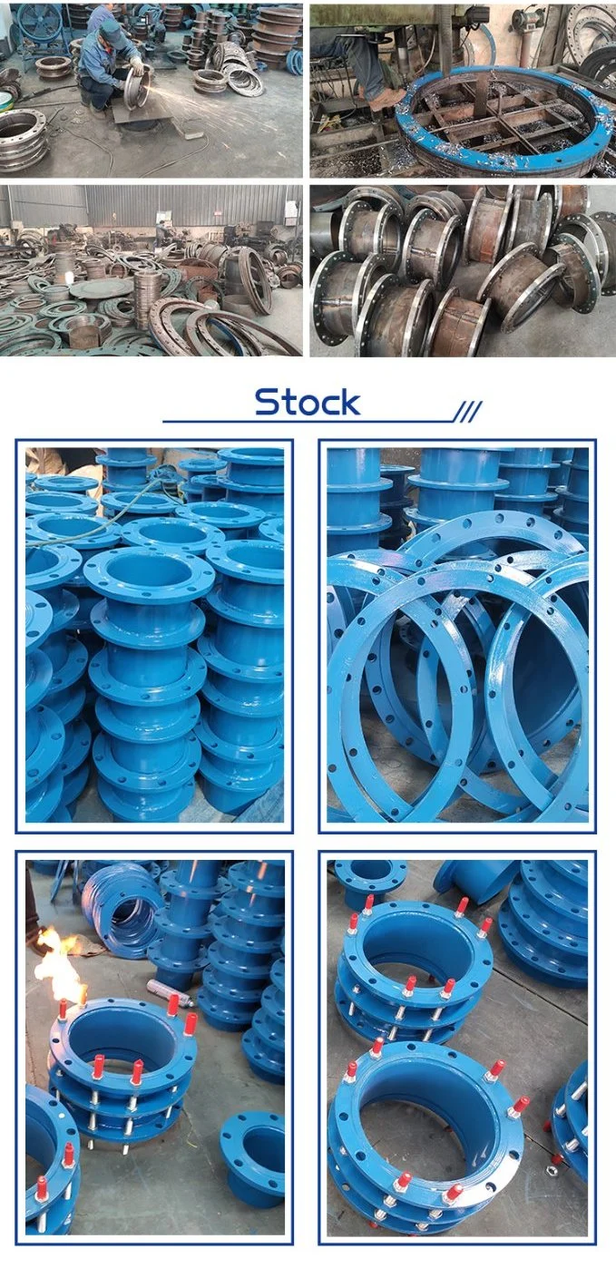 Pn10/Pn16 Dismantling Flange Insert Joint Ductile Iron Flange Adapter